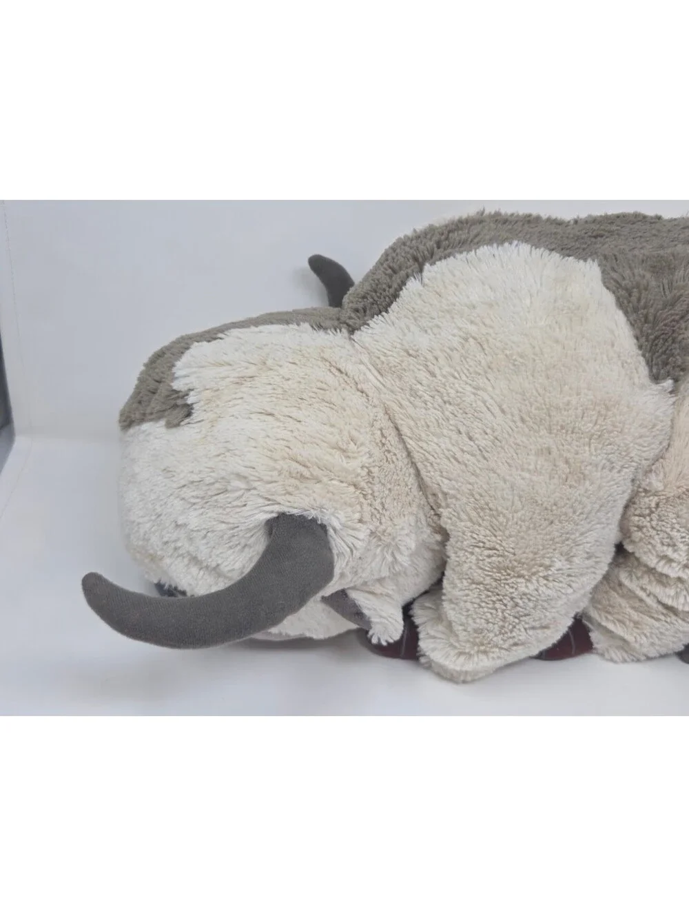 Large Appa Flying Bison Plush Stuffed Animal Cream Brown Six Legged Toy